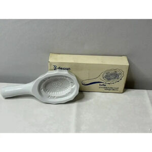 Porcelain Butter Mold Schmid Design Folio Rabbit and Chick Heritage Collection